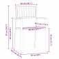 vidaXL Sedia da giardino impilabile set da 8 pz 54,5x56x87 cm in legno massello di acacia. vidaXL Sedia da giardino impilabile set da 8 pz 54,5x56x87 cm in legno massello di acacia.