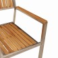 vidaXL Sedie da Giardino Impilabili 8 pz 54,5x56x87 cm in Legno Massello di Teak.