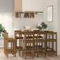 Set da Bar 9 pz Miele in Legno Massello di Pino Set da Bar 9 pz Miele in Legno Massello di Pino