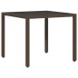 vidaXL Set da Pranzo per Giardino 3 pcs Marrone 90 x 90 x 75 cm vidaXL Set da Pranzo per Giardino 3 pcs Marrone 90 x 90 x 75 cm