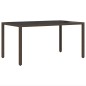 vidaXL Set da Pranzo per Giardino 5 pcs Marrone 150 x 90 x 75 cm