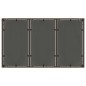 vidaXL Set da Pranzo per Giardino 5 pcs Marrone 150 x 90 x 75 cm
