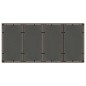 vidaXL Set da Pranzo per Giardino 9 pcs Marrone 190 x 90 x 75 cm vidaXL Set da Pranzo per Giardino 9 pcs Marrone 190 x 90 x 75 cm