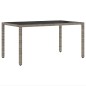 vidaXL Set da Pranzo per Giardino 5 pcs Grigio 150 x 90 x 75 cm vidaXL Set da Pranzo per Giardino 5 pcs Grigio 150 x 90 x 75 cm