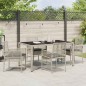 vidaXL Set da Pranzo per Giardino 5 pcs Grigio chiaro 150 x 90 x 75 cm vidaXL Set da Pranzo per Giardino 5 pcs Grigio chiaro 150 x 90 x 75 cm