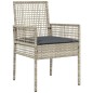 vidaXL Set da Pranzo per Giardino 9 pcs Grigio chiaro 190 x 90 x 75 cm vidaXL Set da Pranzo per Giardino 9 pcs Grigio chiaro 190 x 90 x 75 cm