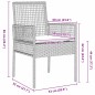 vidaXL Set da Pranzo per Giardino 9 pcs Grigio chiaro 190 x 90 x 75 cm vidaXL Set da Pranzo per Giardino 9 pcs Grigio chiaro 190 x 90 x 75 cm