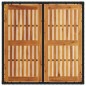 Set di Mobili da Pranzo vidaXL Set di 3 Nero Legno Durevole