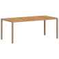 vidaXL Set Giardino di 7 Pezzi con Cuscini Beige in Rattan Polietilene vidaXL Set Giardino di 7 Pezzi con Cuscini Beige in Rattan Polietilene