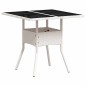 vidaXL Set da Pranzo da Giardino 5 Pezzi Grigio Chiaro Rattan Poly