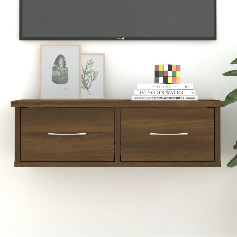 Armadietto Parete Rovere Marrone 60x26x18,5cm Legno Multistrato Armadietto Parete Rovere Marrone 60x26x18,5cm Legno Multistrato