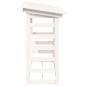 Portalegna Bianco 108x64,5x110 cm in Legno Massello di Pino Portalegna Bianco 108x64,5x110 cm in Legno Massello di Pino