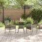 vidaXL Set da pranzo da giardino a 3 pezzi Grigio in polyrattan vidaXL Set da pranzo da giardino a 3 pezzi Grigio in polyrattan