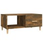 Tavolino da Salotto Rovere Fumo 89,5x50x40 cm Legno Multistrato Tavolino da Salotto Rovere Fumo 89,5x50x40 cm Legno Multistrato