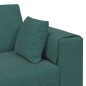 vidaXL Divano in Velluto con cuscino con cuscino Verde Scuro 208 cm Velluto vidaXL Divano in Velluto con cuscino con cuscino Verde Scuro 208 cm Velluto