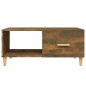Tavolino da Salotto Rovere Fumo 89,5x50x40 cm Legno Multistrato Tavolino da Salotto Rovere Fumo 89,5x50x40 cm Legno Multistrato