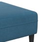 vidaXL Divano in Velluto con cuscino con cuscino 3 pcs Blu 208 cm Velluto vidaXL Divano in Velluto con cuscino con cuscino 3 pcs Blu 208 cm Velluto