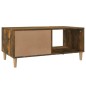 Tavolino da Salotto Rovere Fumo 89,5x50x40 cm Legno Multistrato Tavolino da Salotto Rovere Fumo 89,5x50x40 cm Legno Multistrato