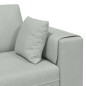 vidaXL Divano in Velluto 3 pcs Grigio chiaro 208 cm Velluto vidaXL Divano in Velluto 3 pcs Grigio chiaro 208 cm Velluto