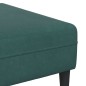 vidaXL Divano in Velluto con cuscino con cuscino 3 pcs Verde Scuro 208 cm Velluto vidaXL Divano in Velluto con cuscino con cuscino 3 pcs Verde Scuro 208 cm Velluto