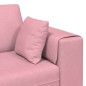 vidaXL Divano in Velluto con cuscino con cuscino 3 pcs Rosa 208 cm Velluto vidaXL Divano in Velluto con cuscino con cuscino 3 pcs Rosa 208 cm Velluto