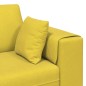 vidaXL Divano in Velluto con cuscino con cuscino 3 pcs Giallo 208 cm Velluto vidaXL Divano in Velluto con cuscino con cuscino 3 pcs Giallo 208 cm Velluto