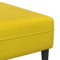 vidaXL Divano in Velluto con cuscino con cuscino 3 pcs Giallo 208 cm Velluto vidaXL Divano in Velluto con cuscino con cuscino 3 pcs Giallo 208 cm Velluto