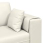 vidaXL Divano in Velluto con cuscino con cuscino 3 pcs Crema 208 cm Velluto vidaXL Divano in Velluto con cuscino con cuscino 3 pcs Crema 208 cm Velluto