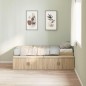 vidaXL Struttura Letto Rovere Sonoma 100x200 cm vidaXL Struttura Letto Rovere Sonoma 100x200 cm