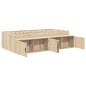 vidaXL Struttura Letto Rovere Sonoma 100x200 cm vidaXL Struttura Letto Rovere Sonoma 100x200 cm