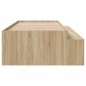 vidaXL Struttura Letto Rovere Sonoma 100x200 cm vidaXL Struttura Letto Rovere Sonoma 100x200 cm