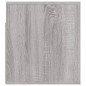 Comodini a Muro 2 pz Grigio Sonoma 50x36x40 cm Comodini a Muro 2 pz Grigio Sonoma 50x36x40 cm