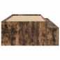 vidaXL Struttura Letto Rovere Affumicato 100x200 cm vidaXL Struttura Letto Rovere Affumicato 100x200 cm