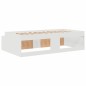 vidaXL Struttura Letto con Magazzino Bianca 90x200 cm vidaXL Struttura Letto con Magazzino Bianca 90x200 cm