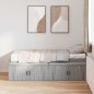 vidaXL Struttura letto Grigio sonoma 90x200 cm vidaXL Struttura letto Grigio sonoma 90x200 cm