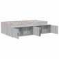 vidaXL Struttura letto Grigio sonoma 90x200 cm vidaXL Struttura letto Grigio sonoma 90x200 cm
