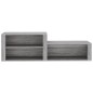 Scarpiera Grigio Sonoma 150x35x45 cm in Legno Multistrato Scarpiera Grigio Sonoma 150x35x45 cm in Legno Multistrato