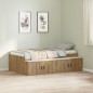 vidaXL Letto Contenitore Quercia Artigianale 80x200 cm vidaXL Letto Contenitore Quercia Artigianale 80x200 cm