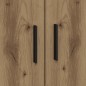vidaXL Letto Contenitore Quercia Artigianale 80x200 cm vidaXL Letto Contenitore Quercia Artigianale 80x200 cm