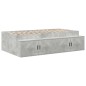 vidaXL Struttura Letto Grigio Cemento 90x190 cm vidaXL Struttura Letto Grigio Cemento 90x190 cm