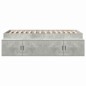 vidaXL Struttura Letto Grigio Cemento 90x190 cm vidaXL Struttura Letto Grigio Cemento 90x190 cm