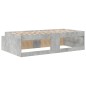 vidaXL Struttura Letto Grigio Cemento 90x190 cm vidaXL Struttura Letto Grigio Cemento 90x190 cm