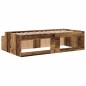 vidaXL Struttura letto contenitore Legno invecchiato 90x190 cm