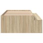 vidaXL Rete contenitore Rovere Sonoma 75x190 cm vidaXL Rete contenitore Rovere Sonoma 75x190 cm
