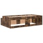 vidaXL Struttura letto Rovere Affumicato 75x190 cm