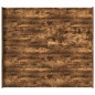 vidaXL Struttura letto con contenitore Rovere fumo 200 x 200 cm