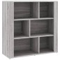 Credenza Grigio Sonoma 80x30x80 cm in Legno Multistrato Credenza Grigio Sonoma 80x30x80 cm in Legno Multistrato