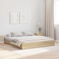 vidaXL Struttura letto con contenitore rovere sonoma 180 x 200 cm