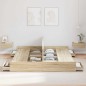 vidaXL Struttura letto con contenitore rovere sonoma 180 x 200 cm