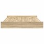 vidaXL Struttura letto con contenitore rovere sonoma 180 x 200 cm